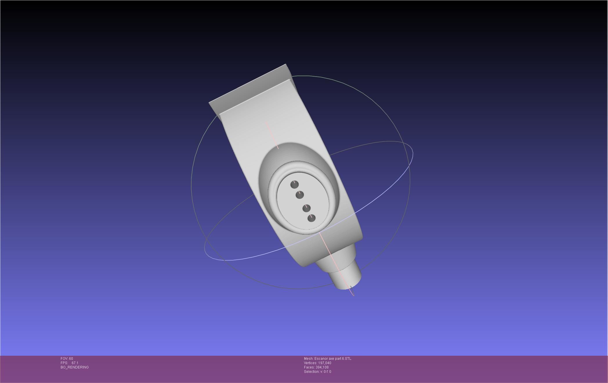 Seven Deadly Sins Escanor Axe Rhitta Printable Assembly 3D print model_111