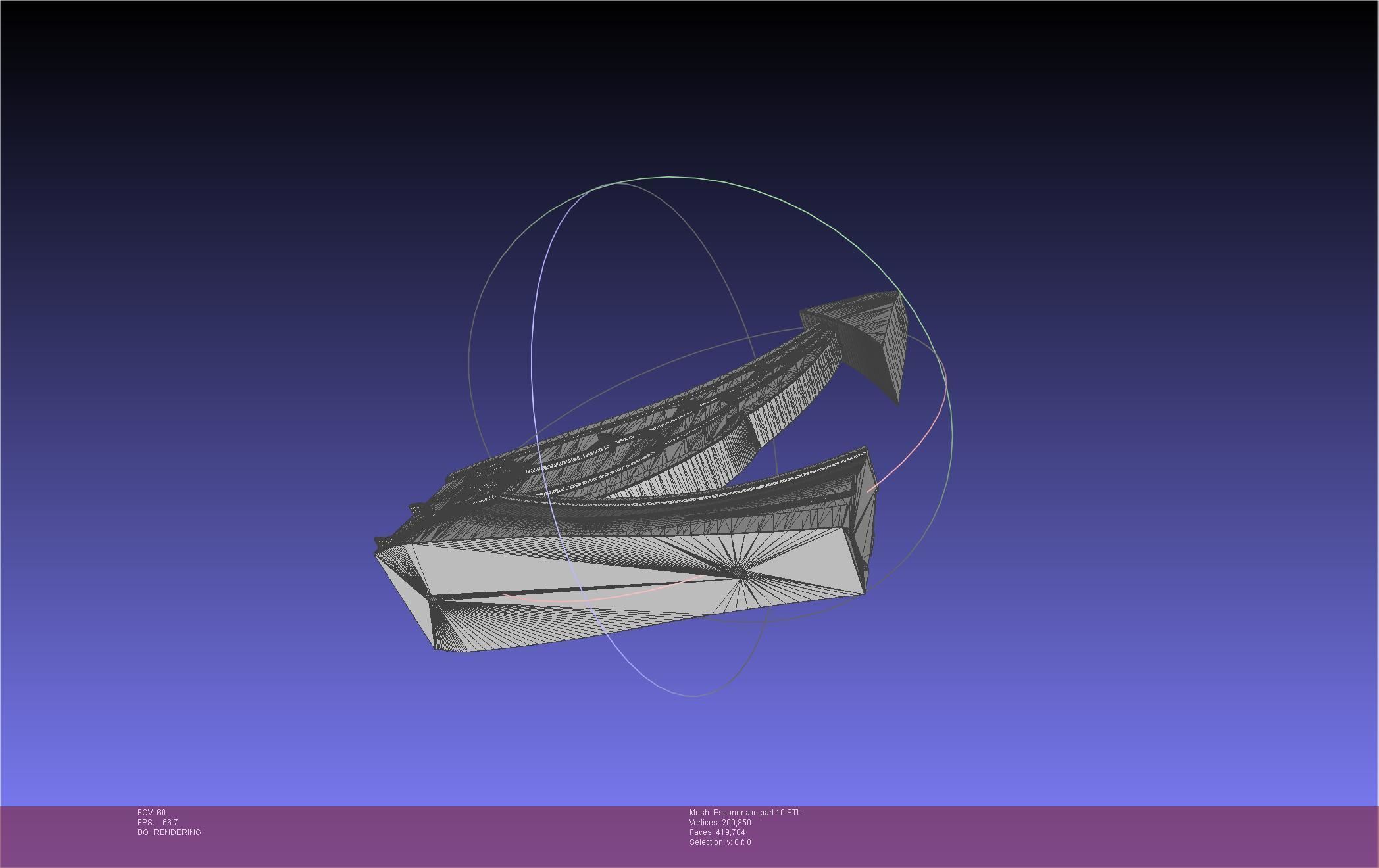 Seven Deadly Sins Escanor Axe Rhitta Printable Assembly 3D print model_145