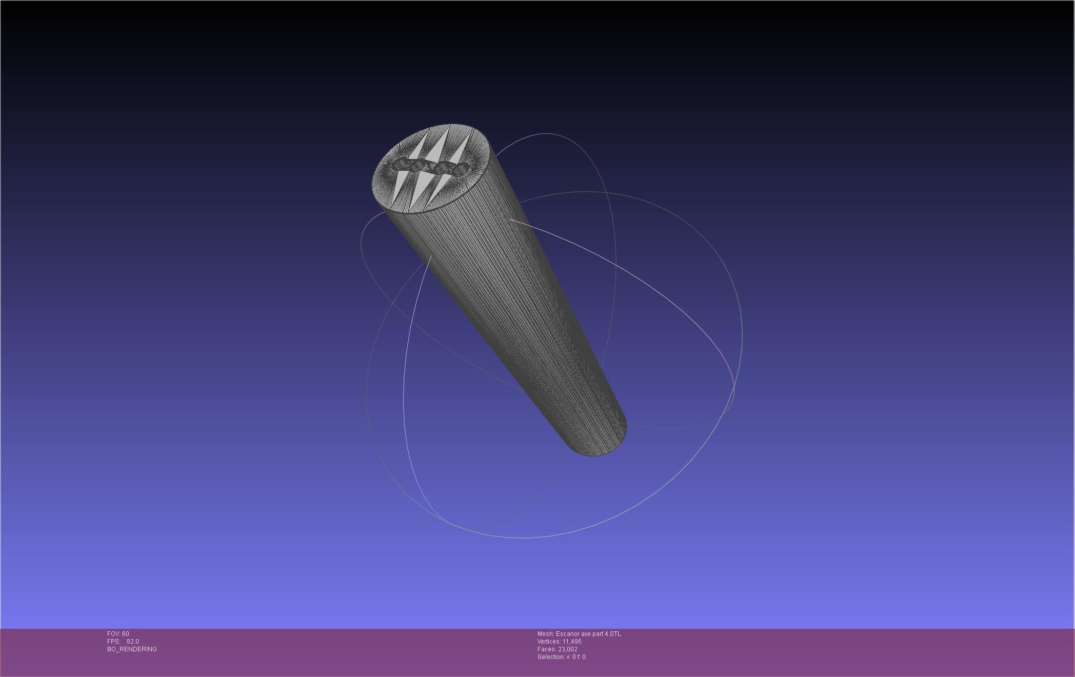 Seven Deadly Sins Escanor Axe Rhitta Printable Assembly 3D print model_100