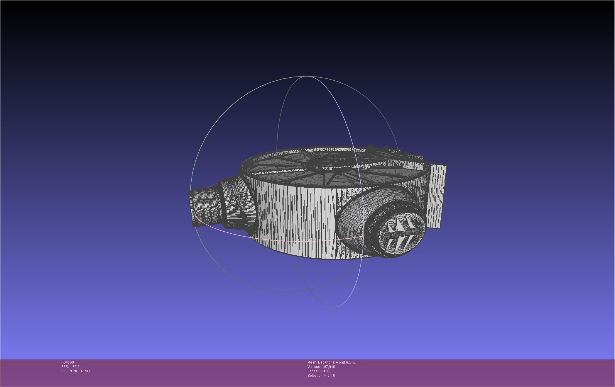 Seven Deadly Sins Escanor Axe Rhitta Printable Assembly 3D print model_123