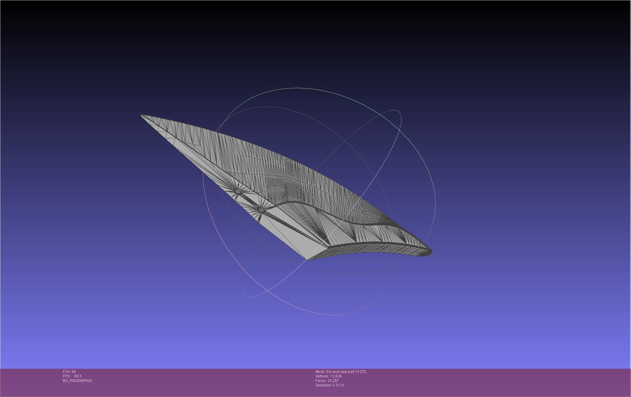 Seven Deadly Sins Escanor Axe Rhitta Printable Assembly 3D print model_151