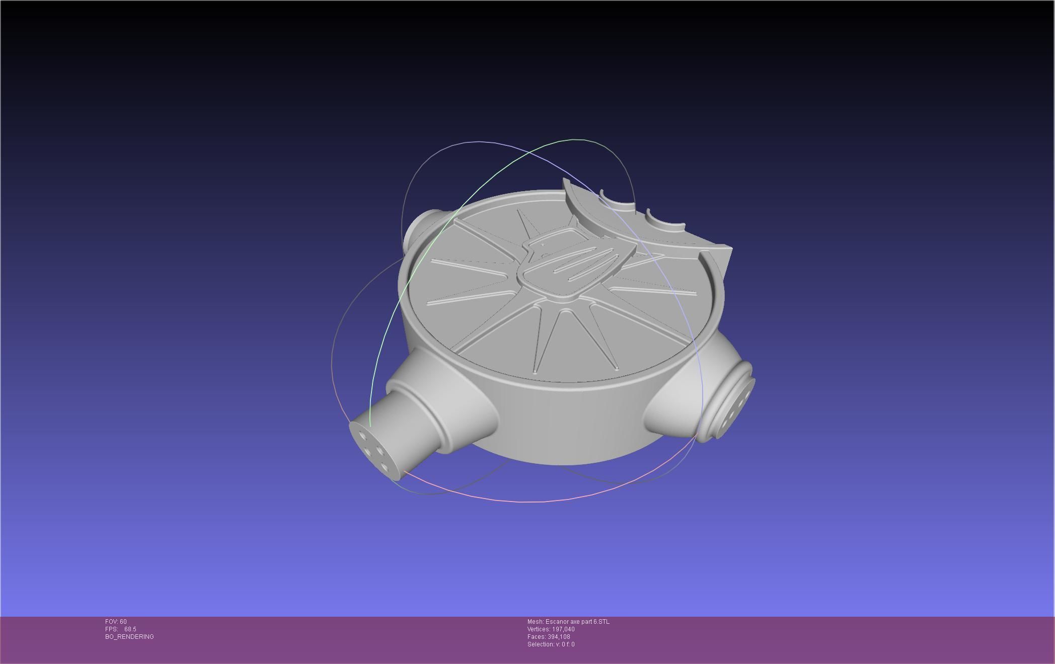 Seven Deadly Sins Escanor Axe Rhitta Printable Assembly 3D print model_108