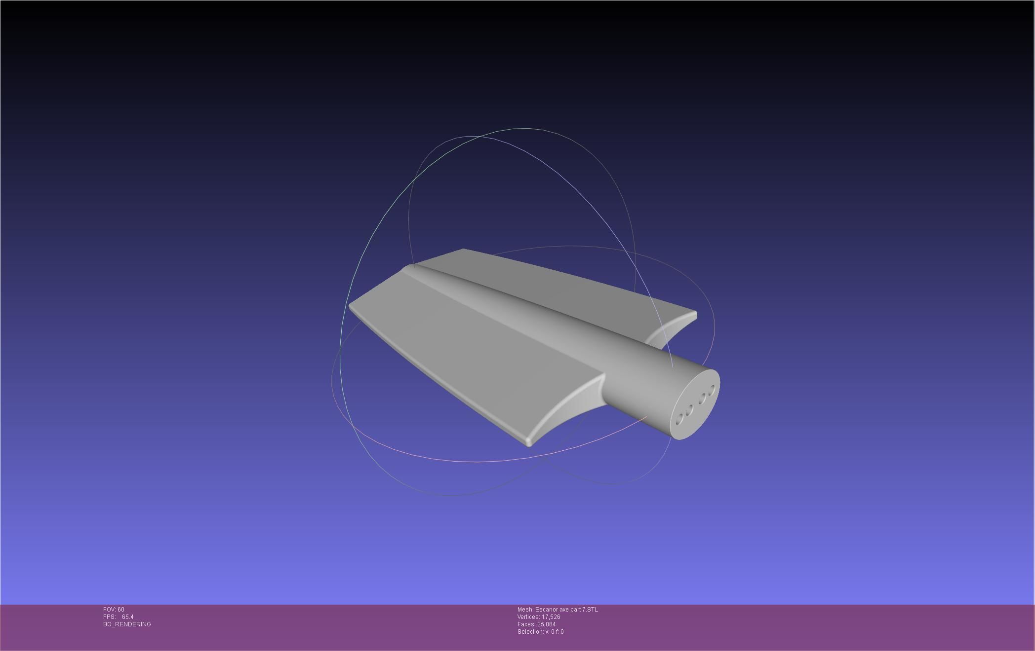 Seven Deadly Sins Escanor Axe Rhitta Printable Assembly 3D print model_119