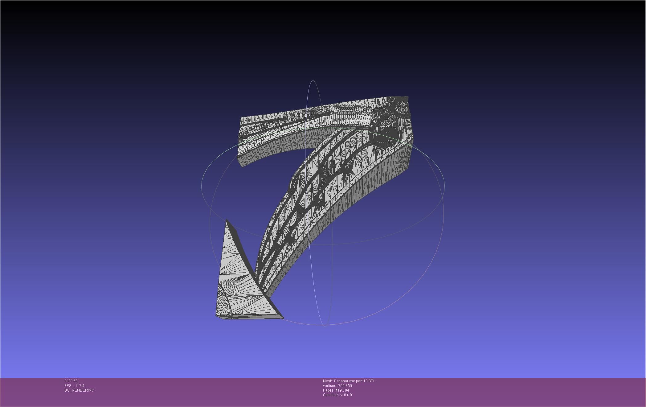 Seven Deadly Sins Escanor Axe Rhitta Printable Assembly 3D print model_137