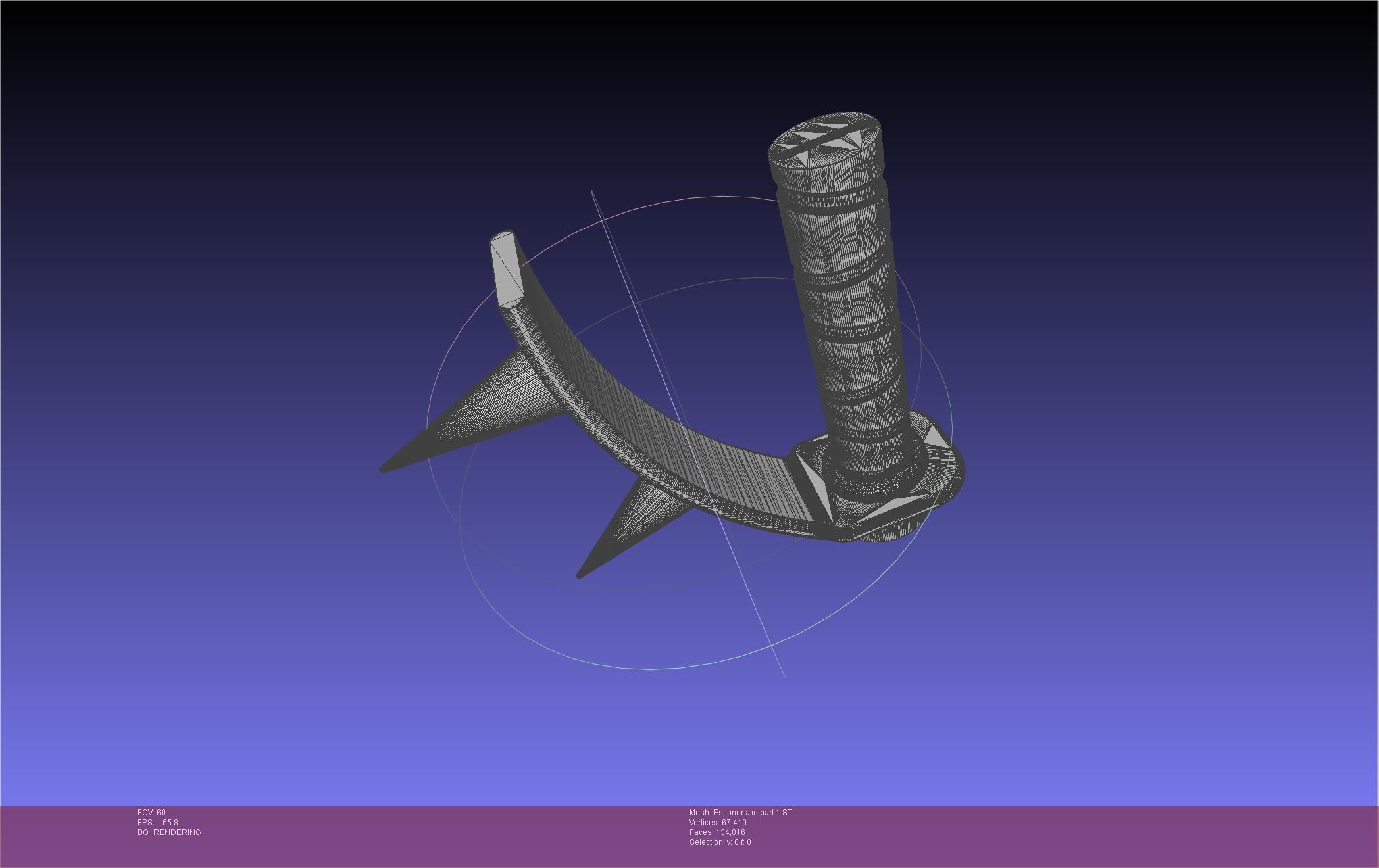 Seven Deadly Sins Escanor Axe Rhitta Printable Assembly 3D print model_89