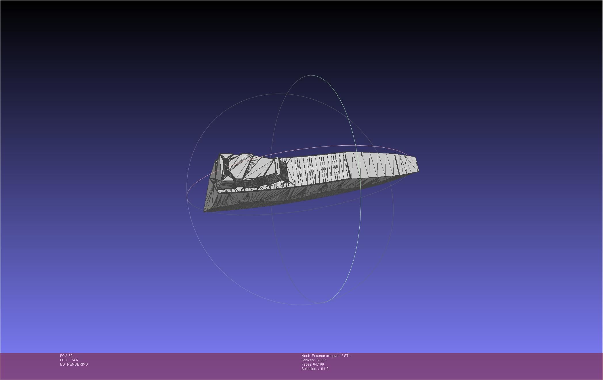 Seven Deadly Sins Escanor Axe Rhitta Printable Assembly 3D print model_6