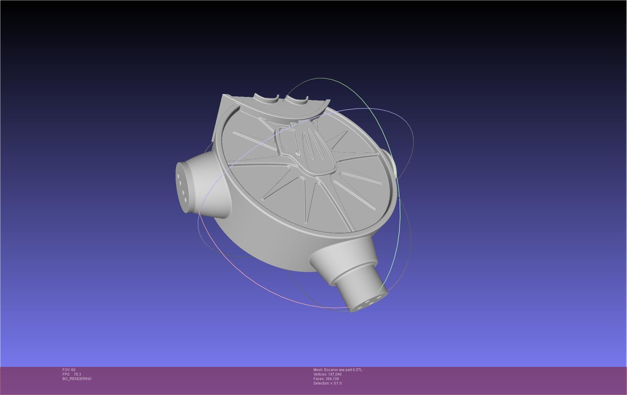 Seven Deadly Sins Escanor Axe Rhitta Printable Assembly 3D print model_101