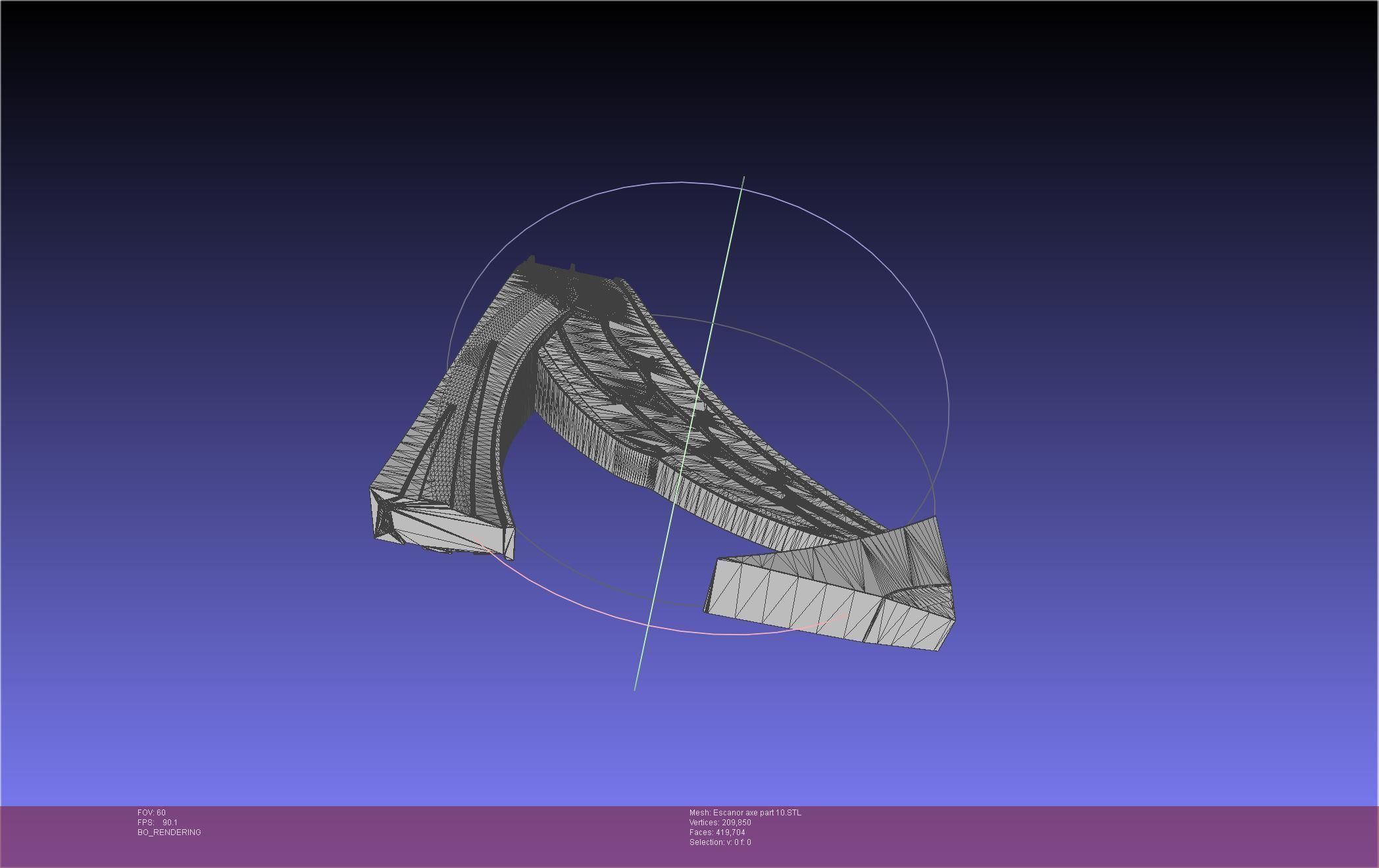 Seven Deadly Sins Escanor Axe Rhitta Printable Assembly 3D print model_149