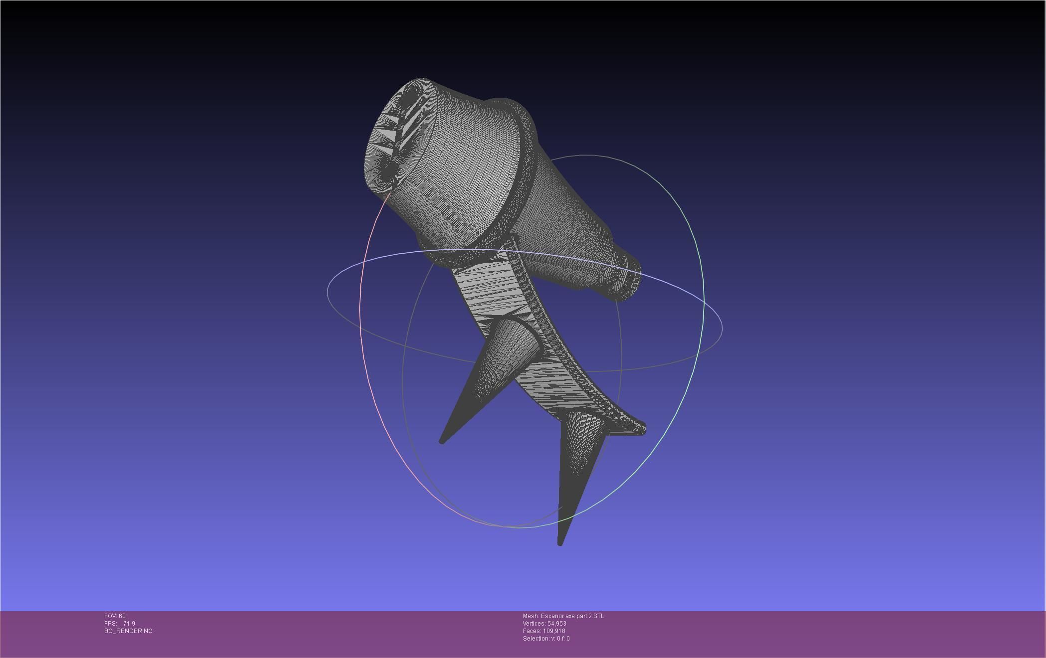 Seven Deadly Sins Escanor Axe Rhitta Printable Assembly 3D print model_95