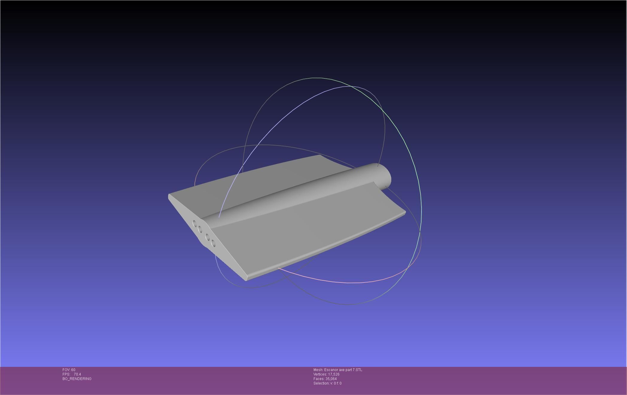 Seven Deadly Sins Escanor Axe Rhitta Printable Assembly 3D print model_124