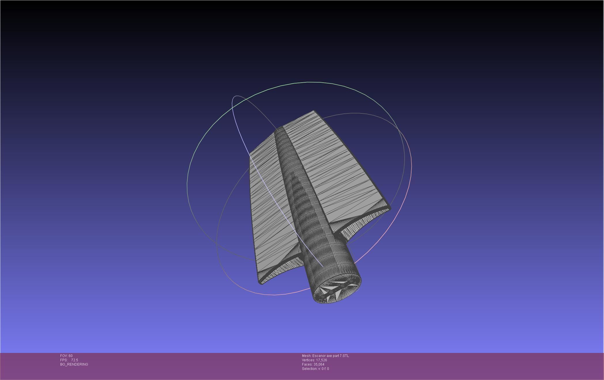 Seven Deadly Sins Escanor Axe Rhitta Printable Assembly 3D print model_120