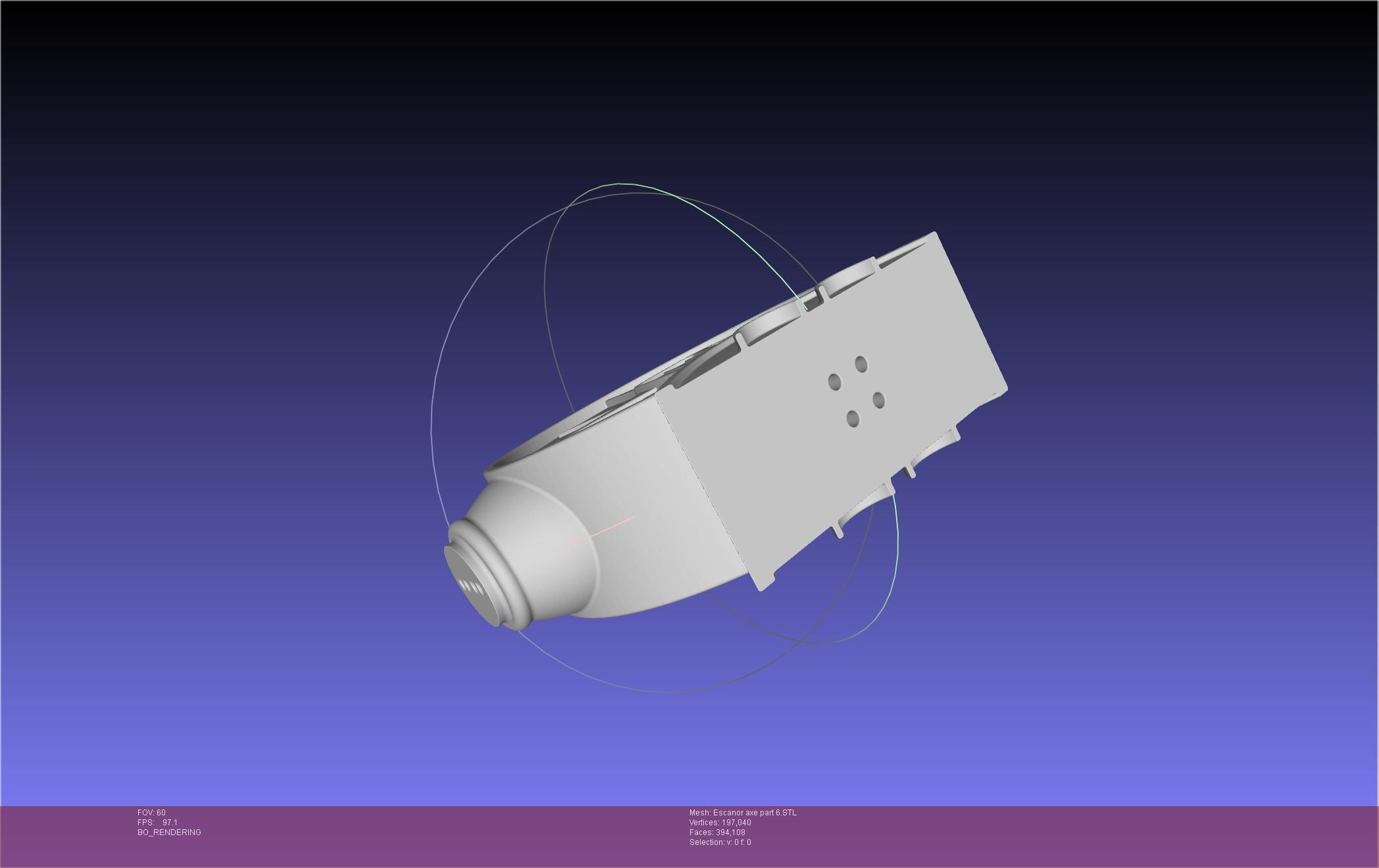 Seven Deadly Sins Escanor Axe Rhitta Printable Assembly 3D print model_112