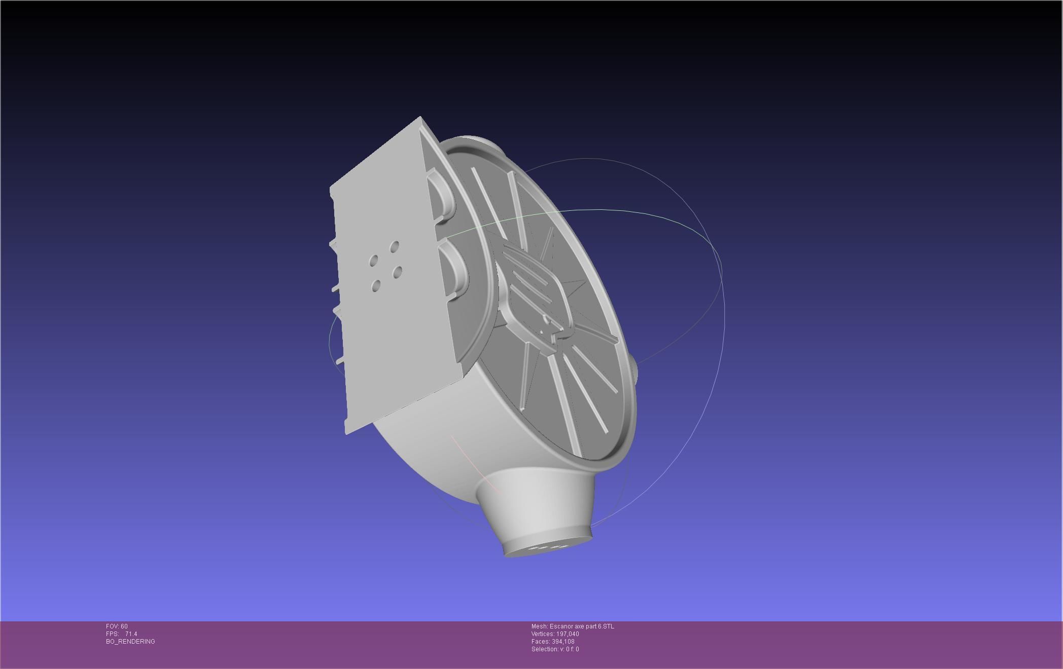 Seven Deadly Sins Escanor Axe Rhitta Printable Assembly 3D print model_103