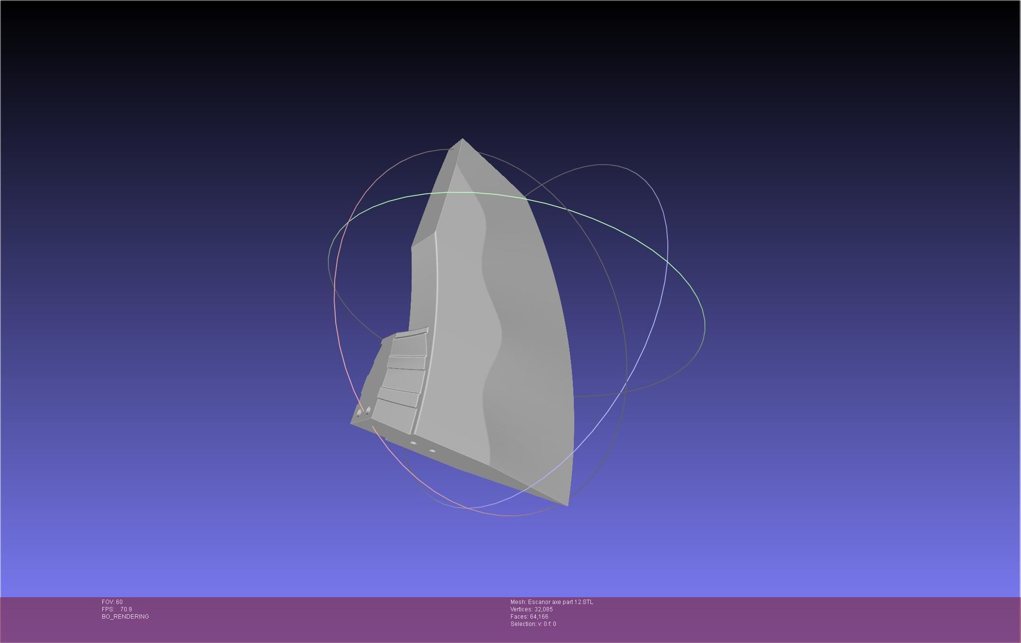 Seven Deadly Sins Escanor Axe Rhitta Printable Assembly 3D print model_148