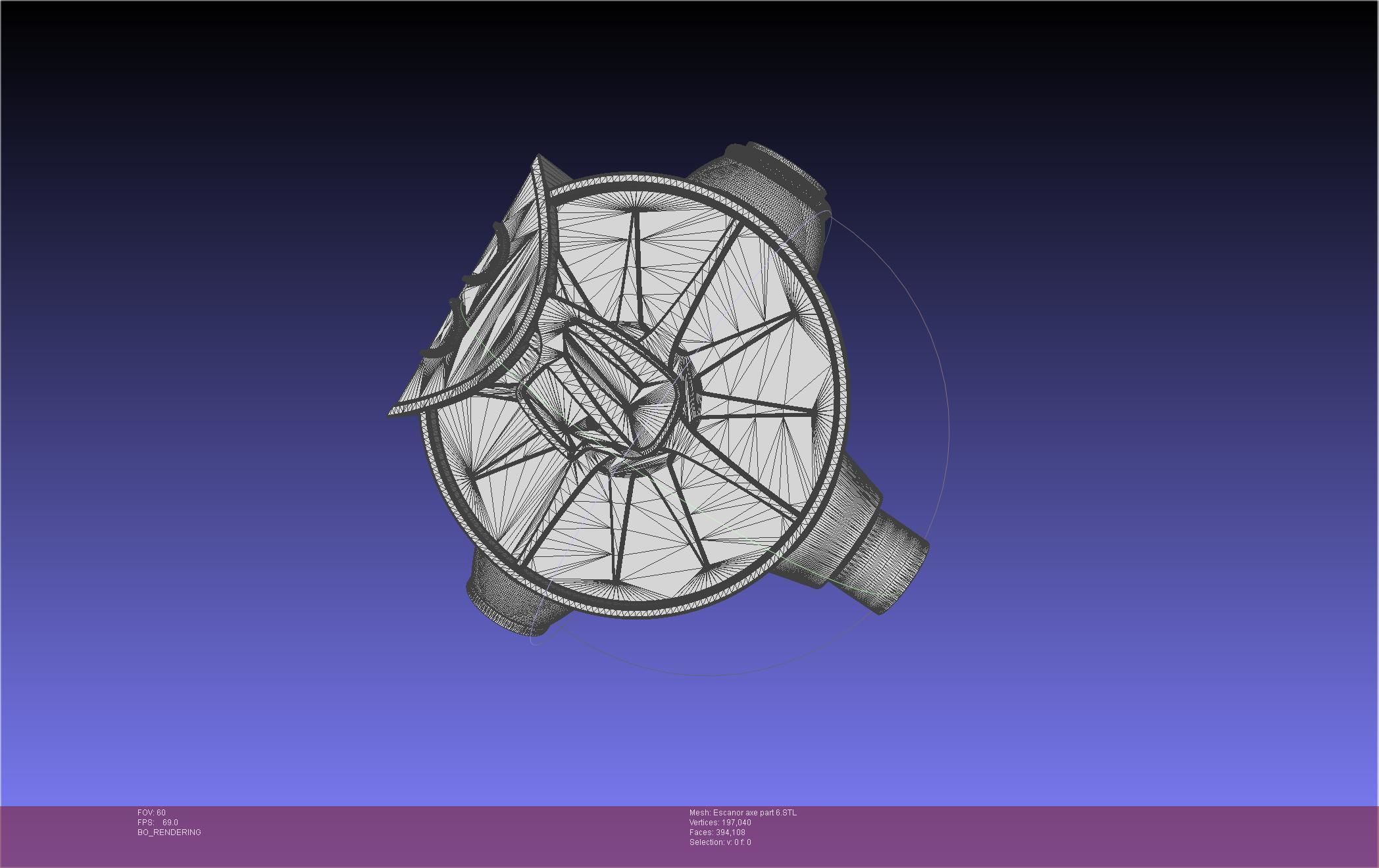 Seven Deadly Sins Escanor Axe Rhitta Printable Assembly 3D print model_128