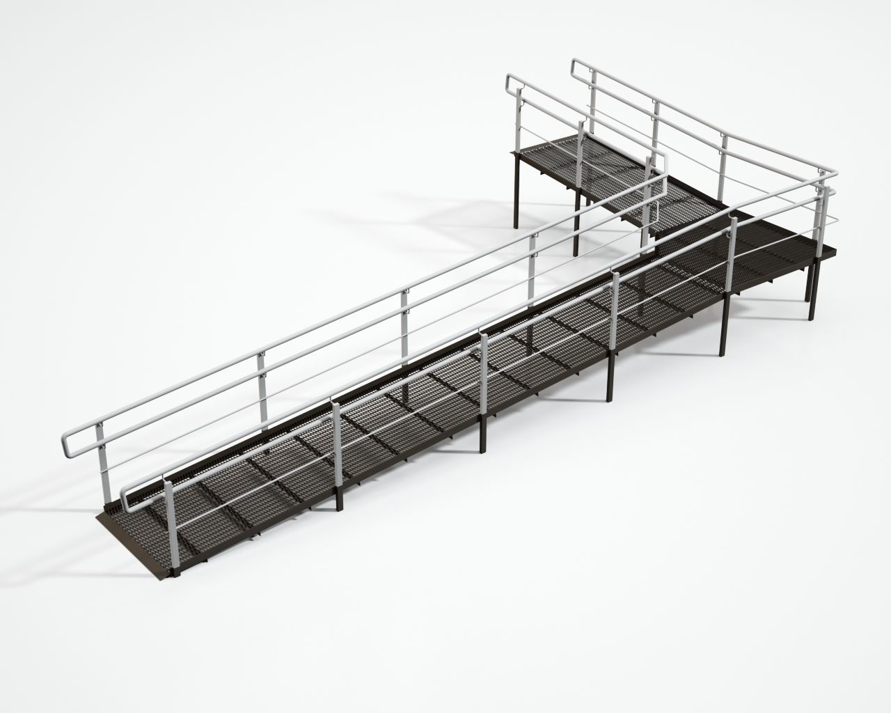 Set of 11 different size ramps  3D model_3