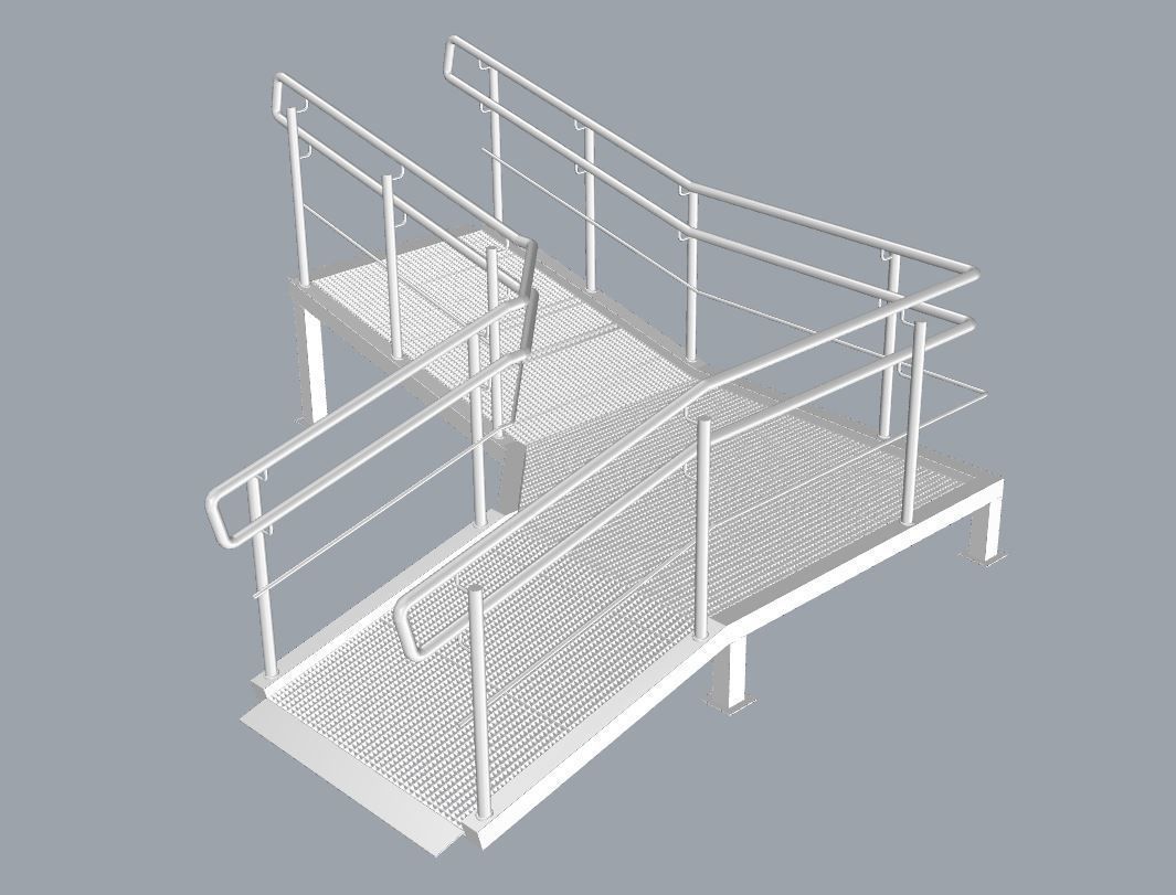 Set of 11 different size ramps  3D model_29