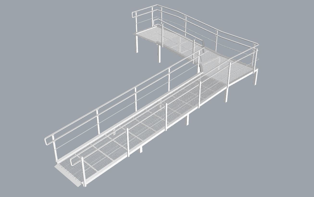 Set of 11 different size ramps  3D model_32