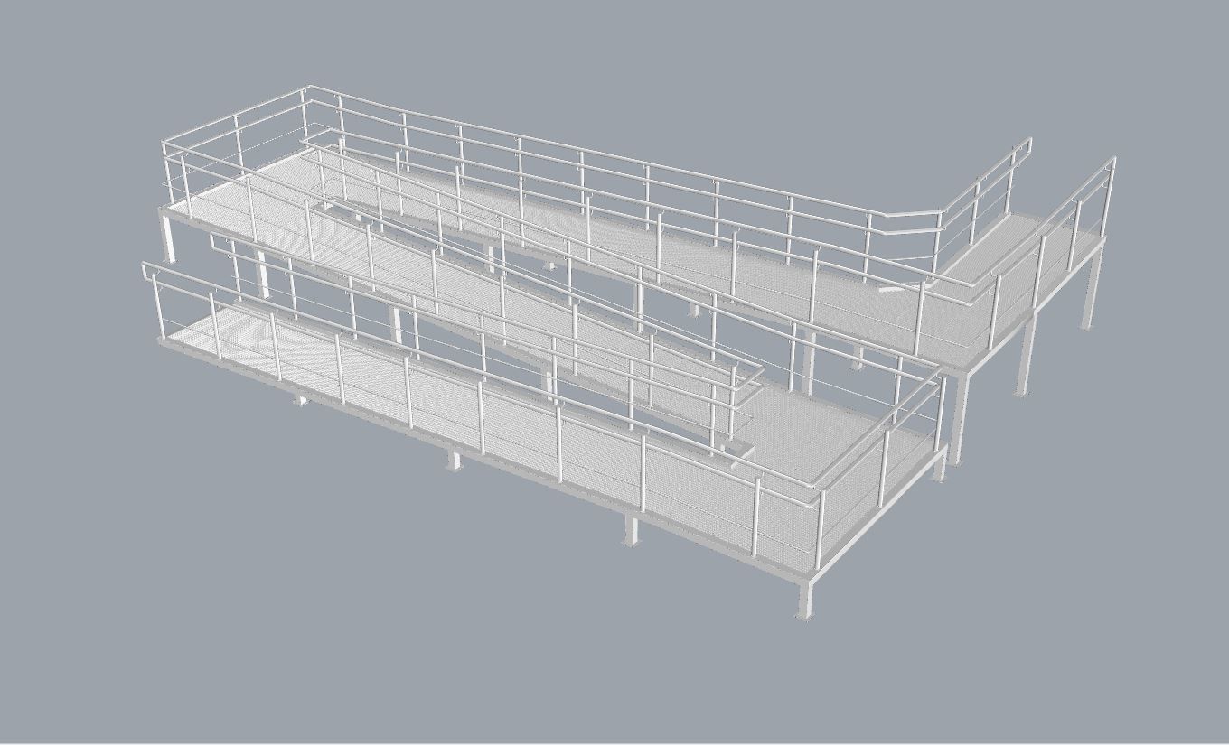 Set of 11 different size ramps  3D model_33