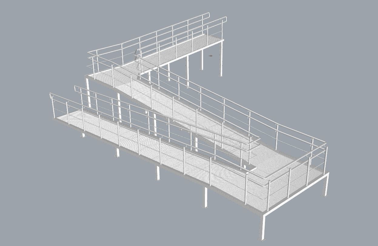 Set of 11 different size ramps  3D model_31