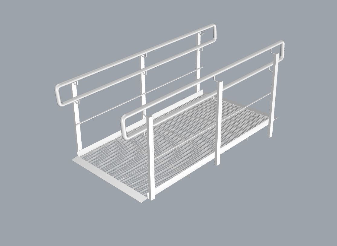 Set of 11 different size ramps  3D model_25