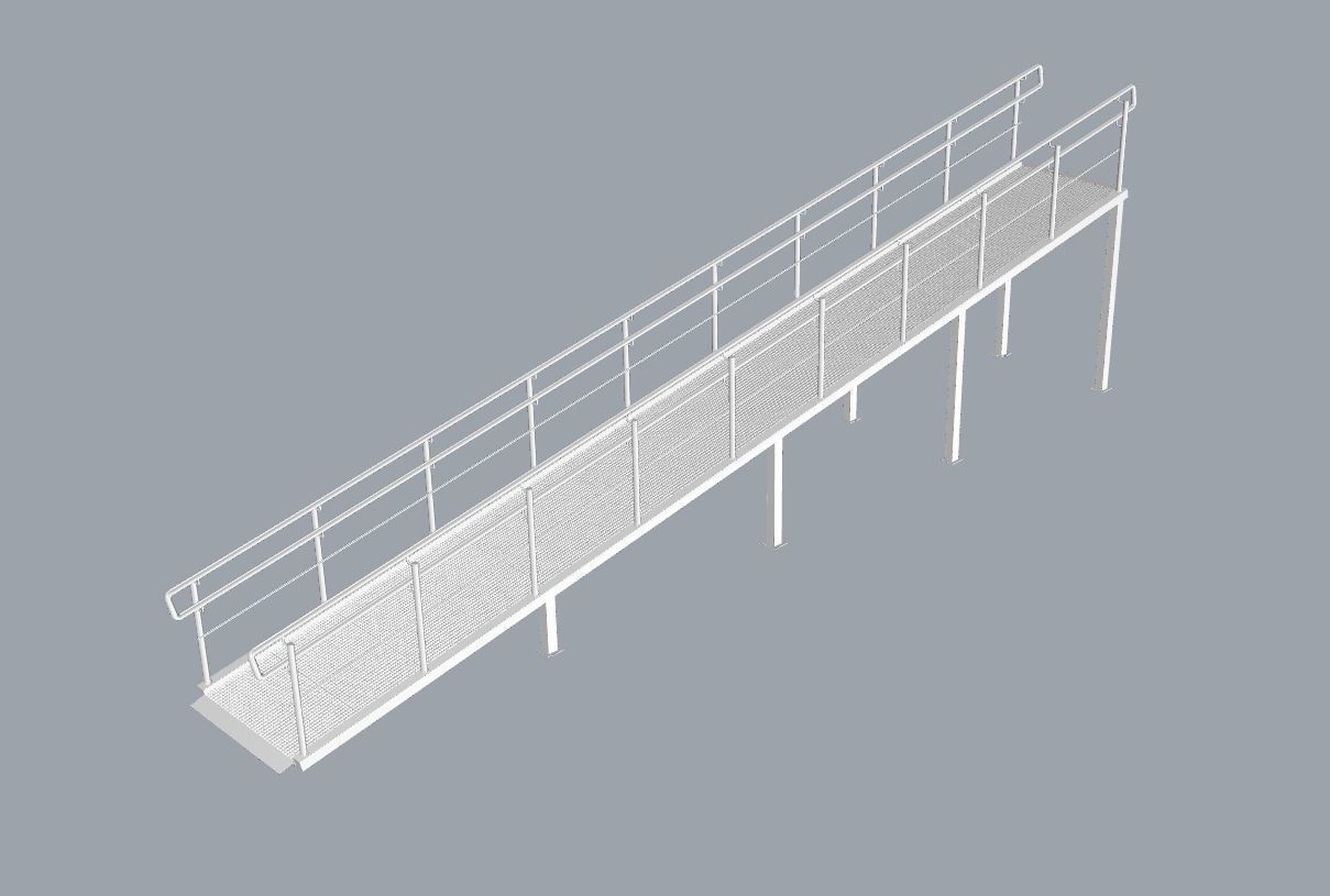 Set of 11 different size ramps  3D model_28
