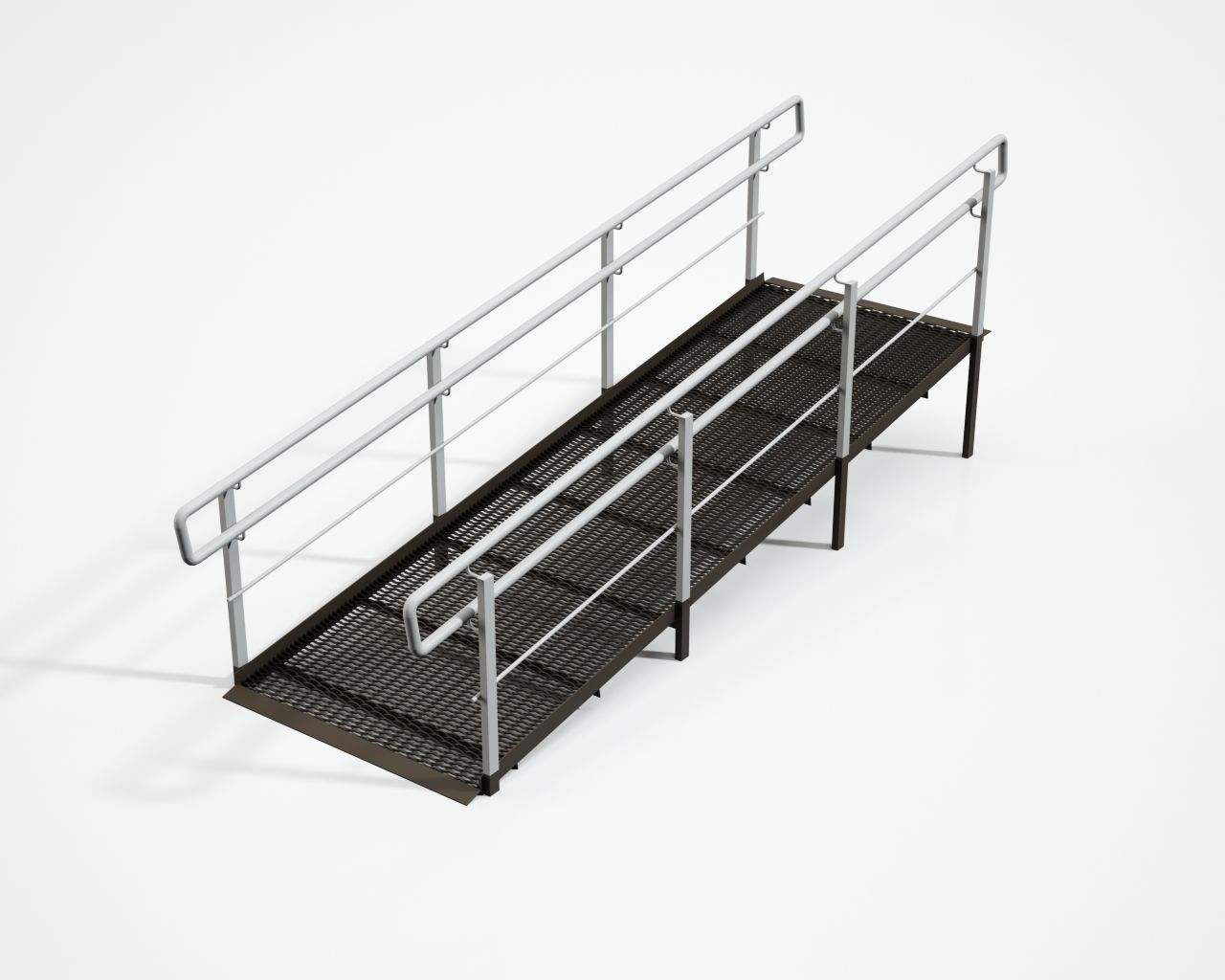 Set of 11 different size ramps  3D model_7