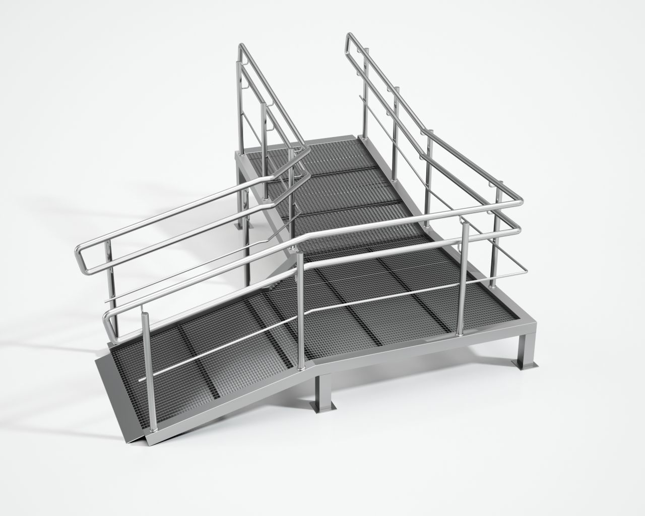 Set of 11 different size ramps  3D model_13