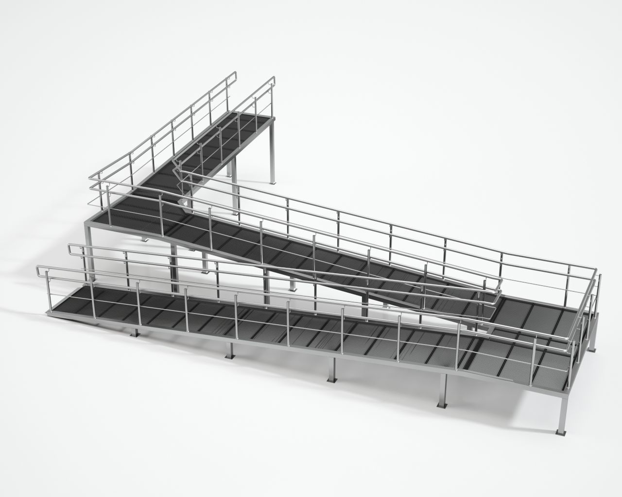 Set of 11 different size ramps  3D model_17