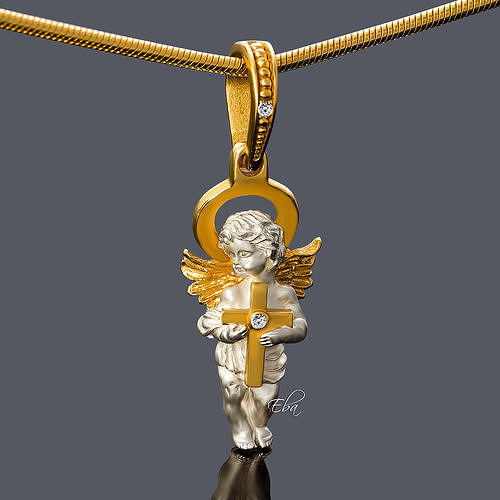 pendant angel 3D model
