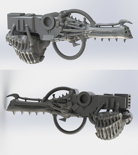 Revised GENE CORRUPTED ARMOR BEARER AUTOCANNON REPLACEMENT Free 3D print model