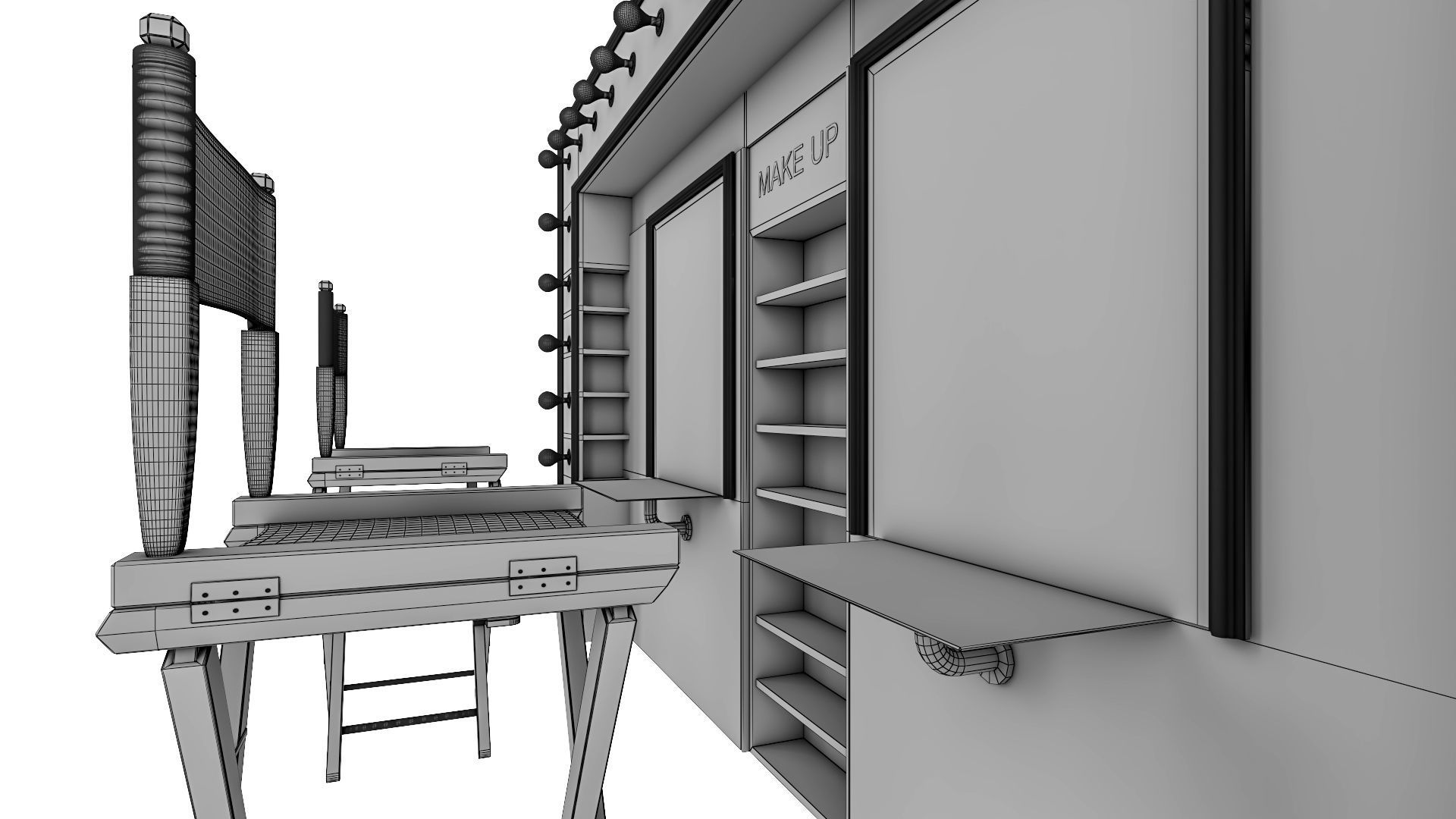 make up desk 1 3D model_36