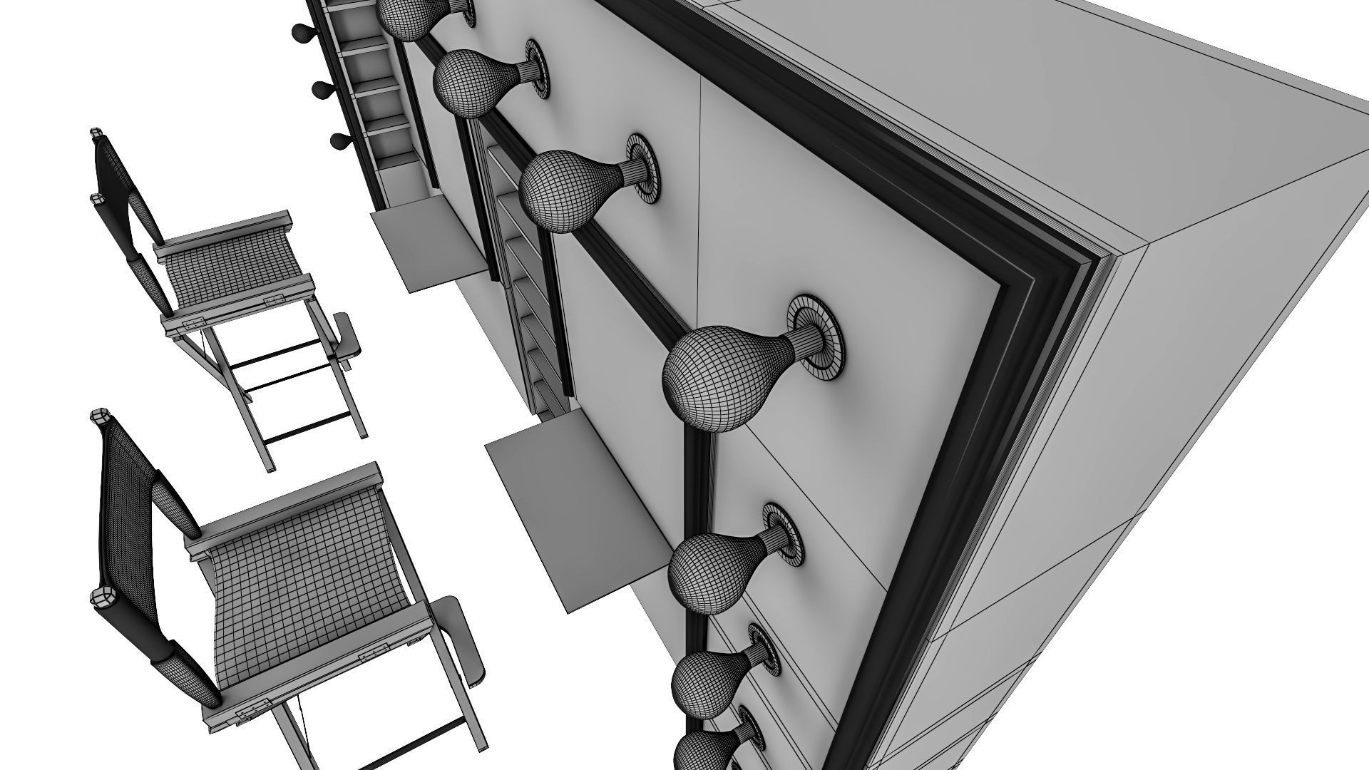 make up desk 1 3D model_13