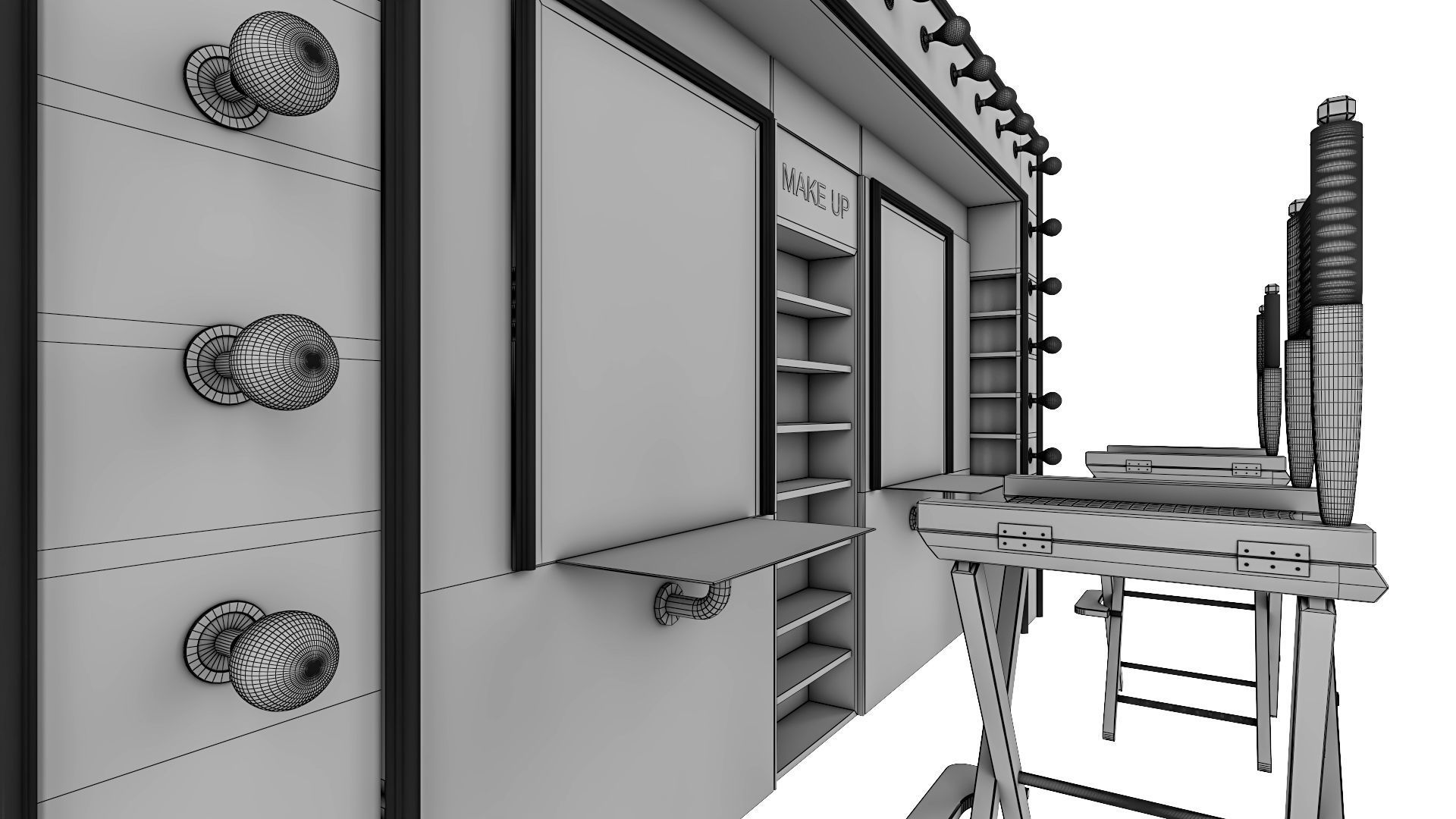 make up desk 1 3D model_78