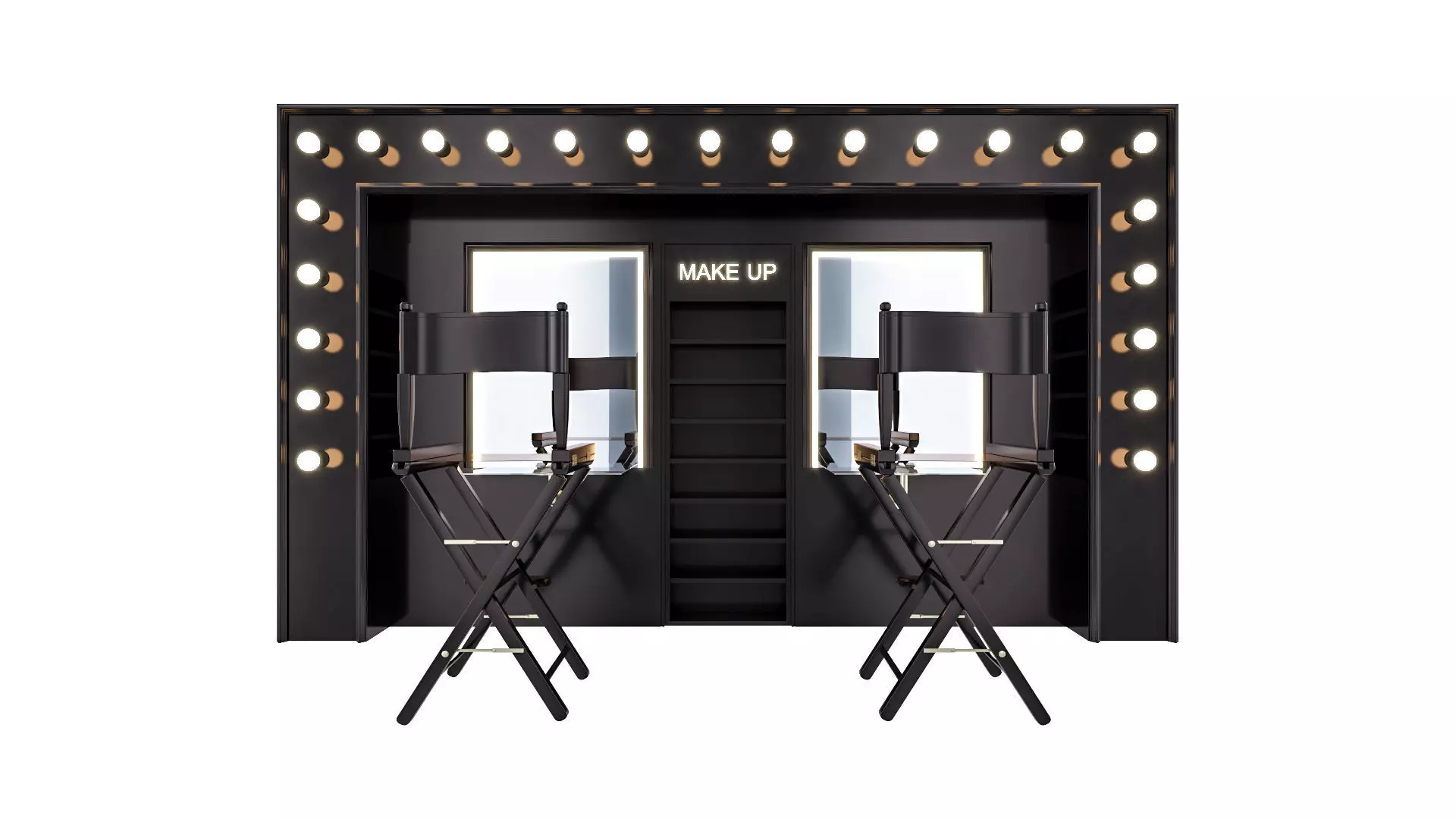 make up desk 1 3D model_0