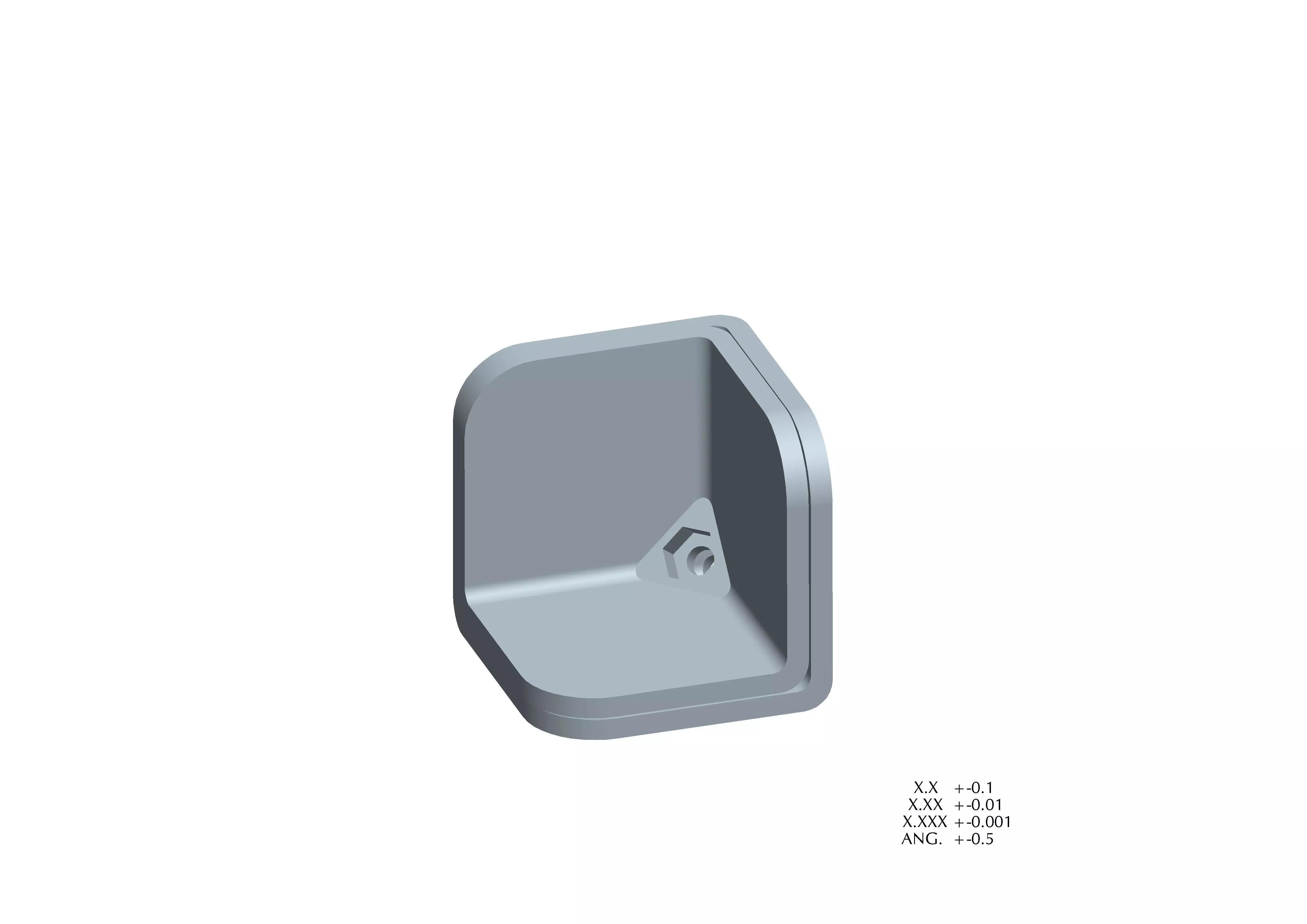 Box Diagonal Clamp 3D print model