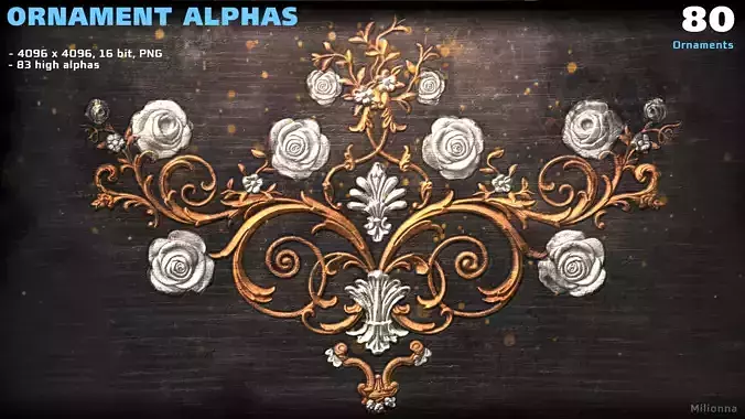 80 Ornament Alphas Texture