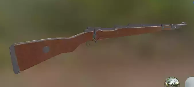 KAR-98 rifle in game