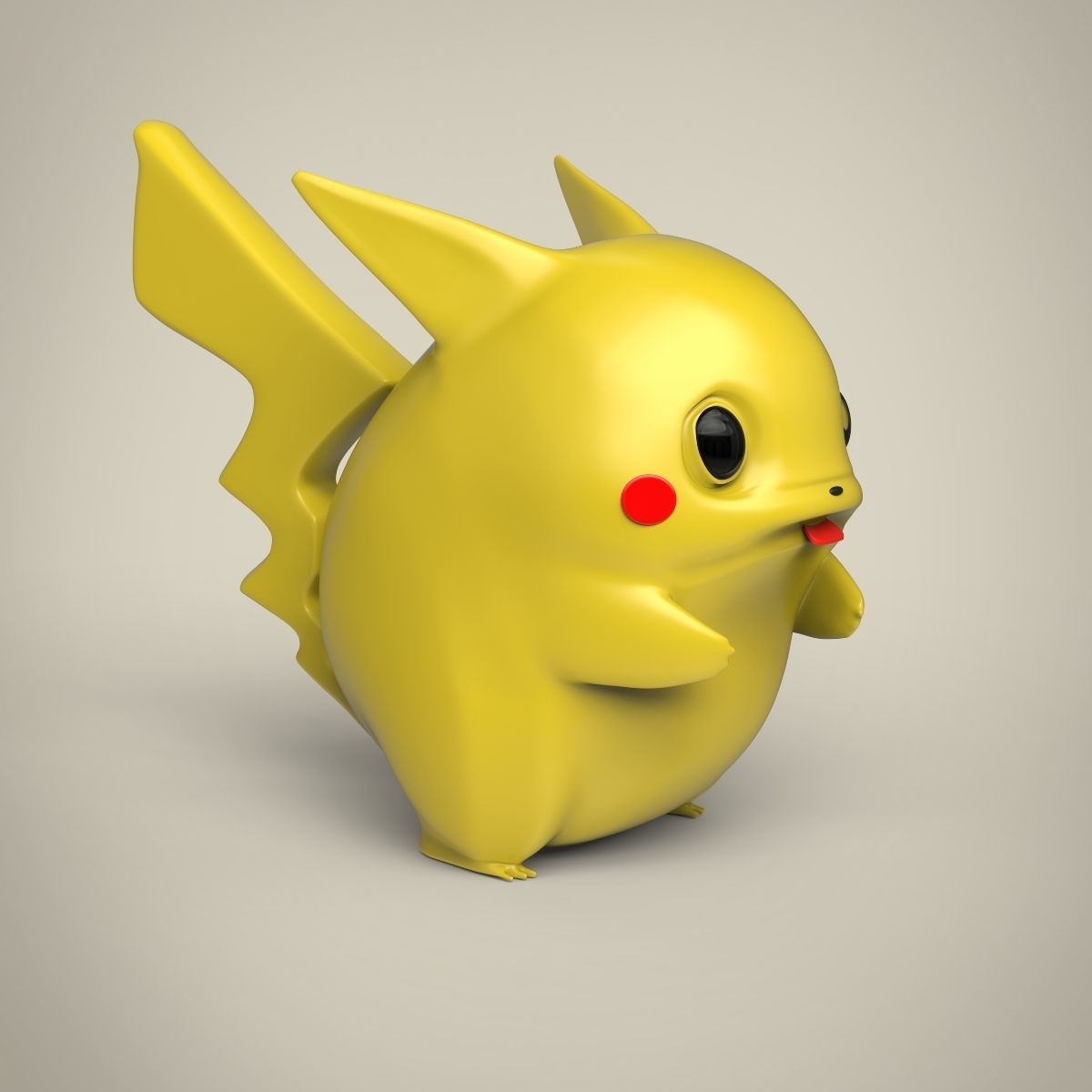 Pikachu Toy 3D model_2