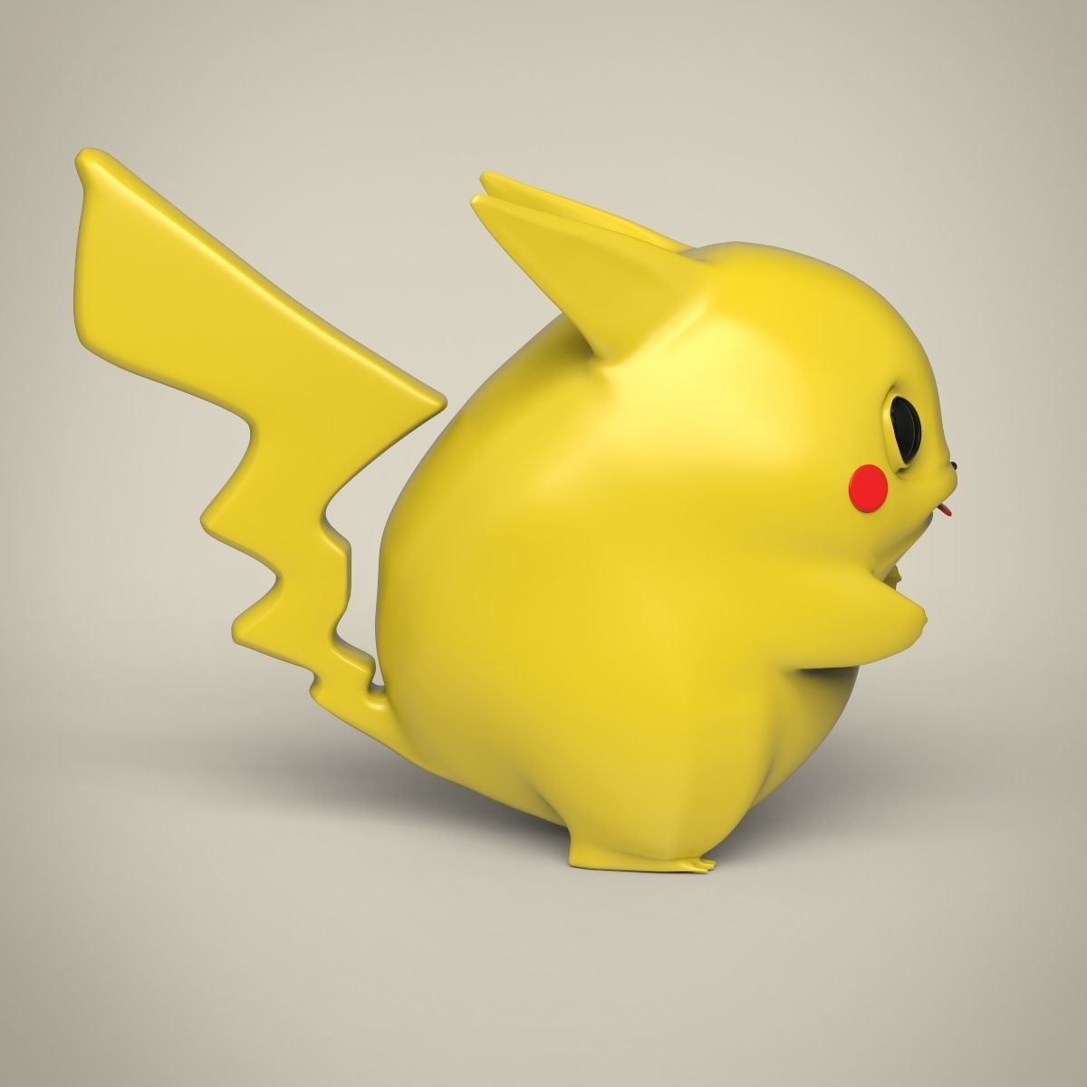 Pikachu Toy 3D model_4