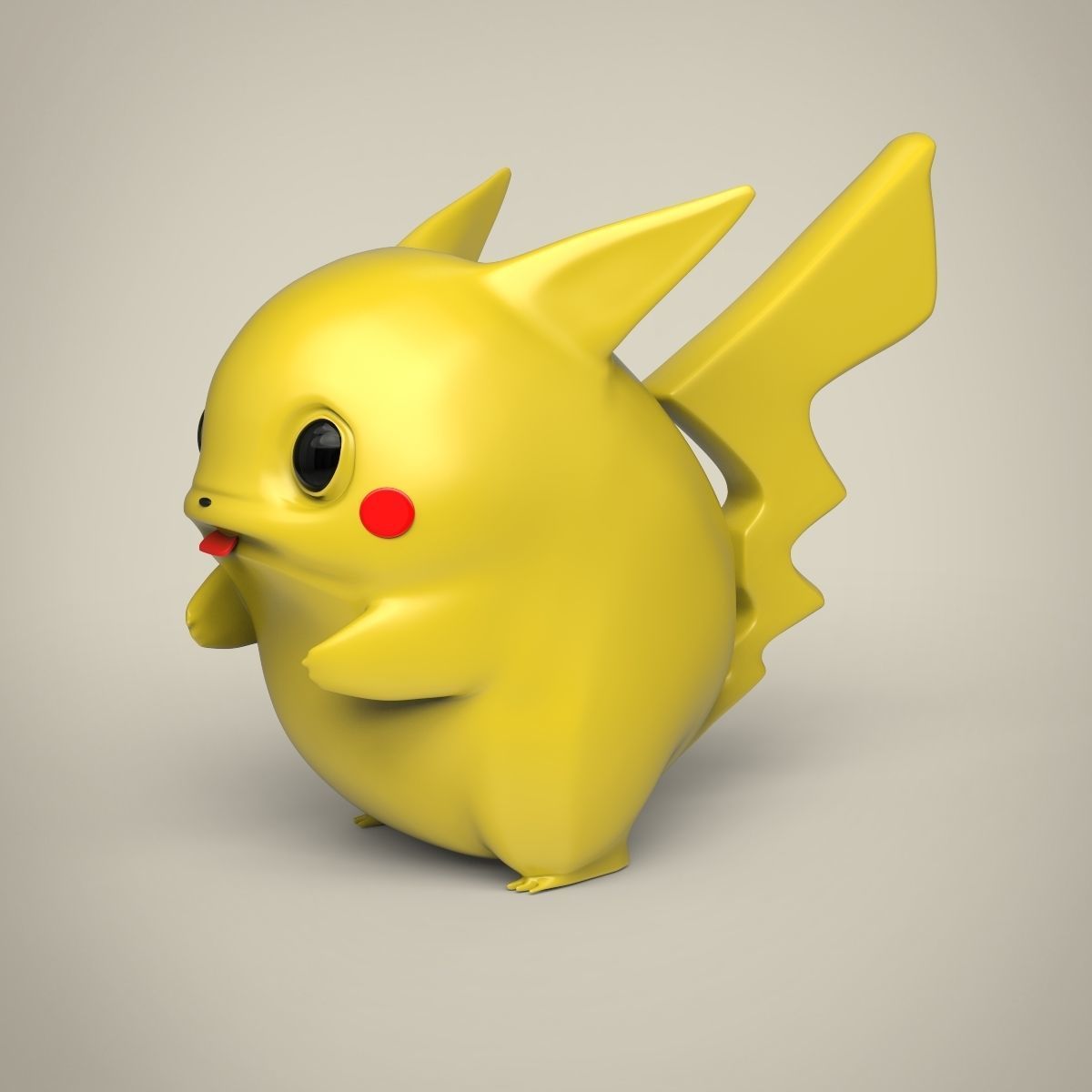 Pikachu Toy 3D model_1