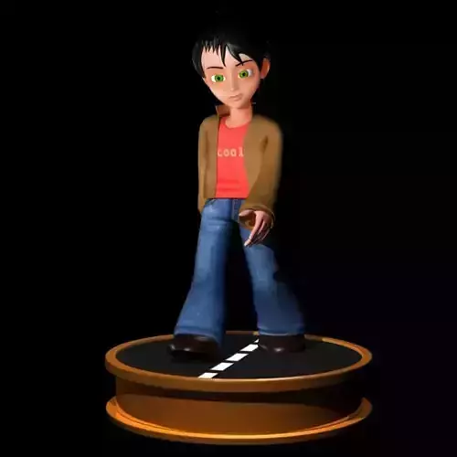 Charachter Model cartoon character