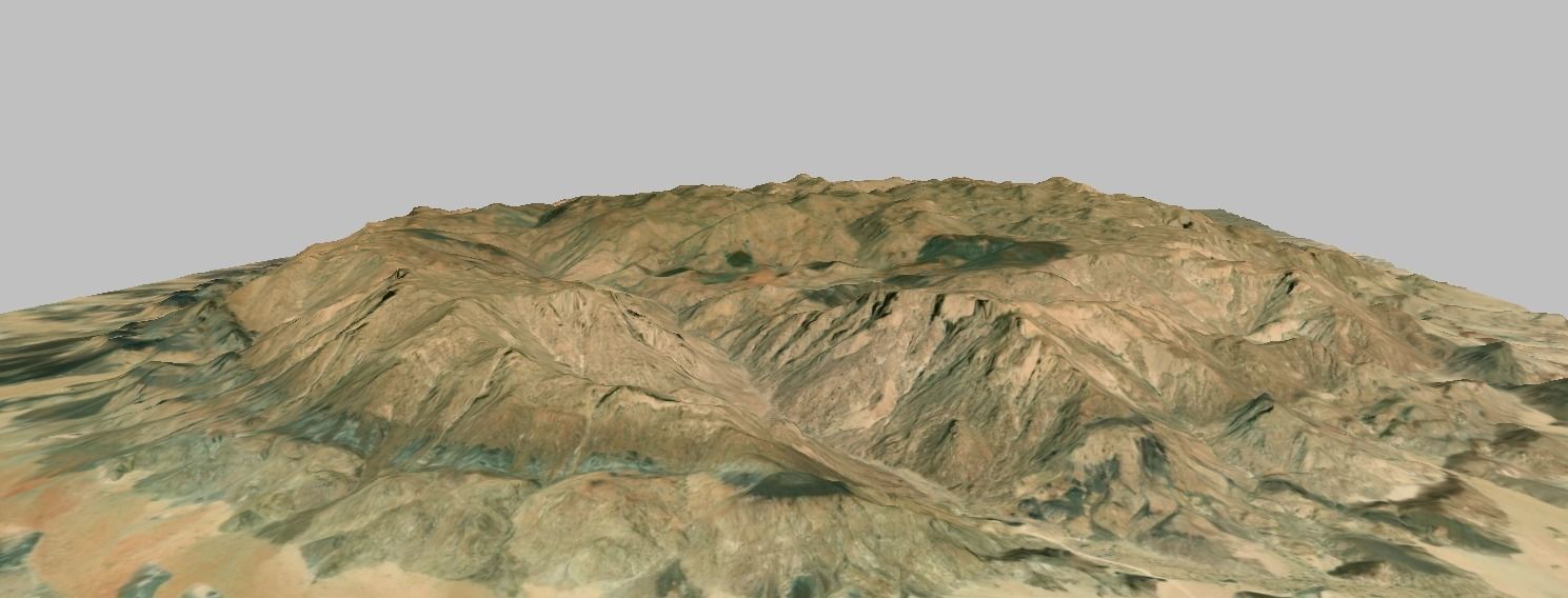 Brandberg Mountain  Erongo 3d model Low-poly 3D model_2