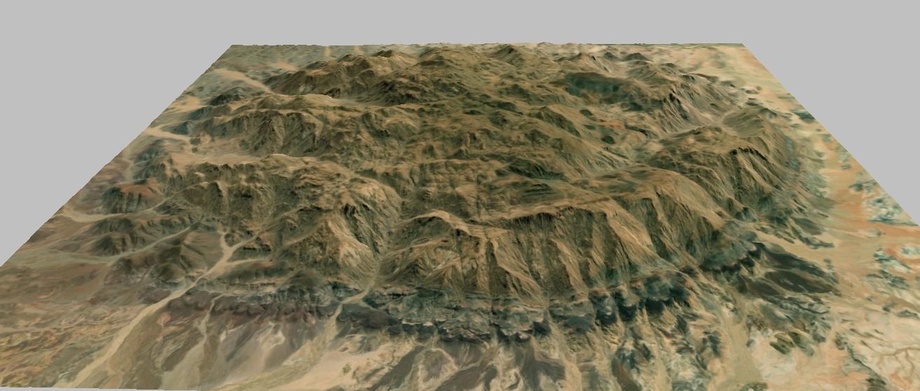 Brandberg Mountain  Erongo 3d model Low-poly 3D model_1