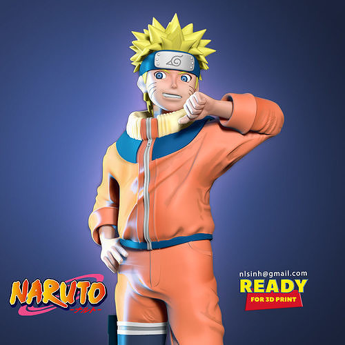 Naruto Fan art 3D print model