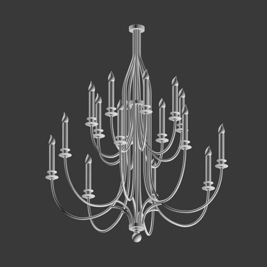 Hammerton Chateau Chandelier 3D model_3