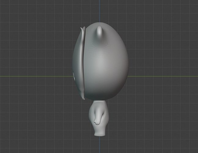 Cattle baby face Free 3D print model