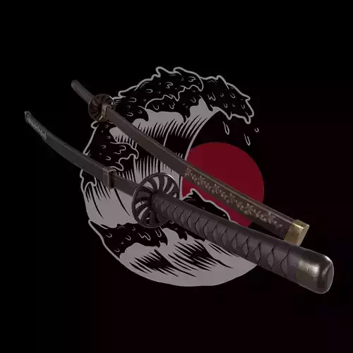 Samurai Katana - Game Ready