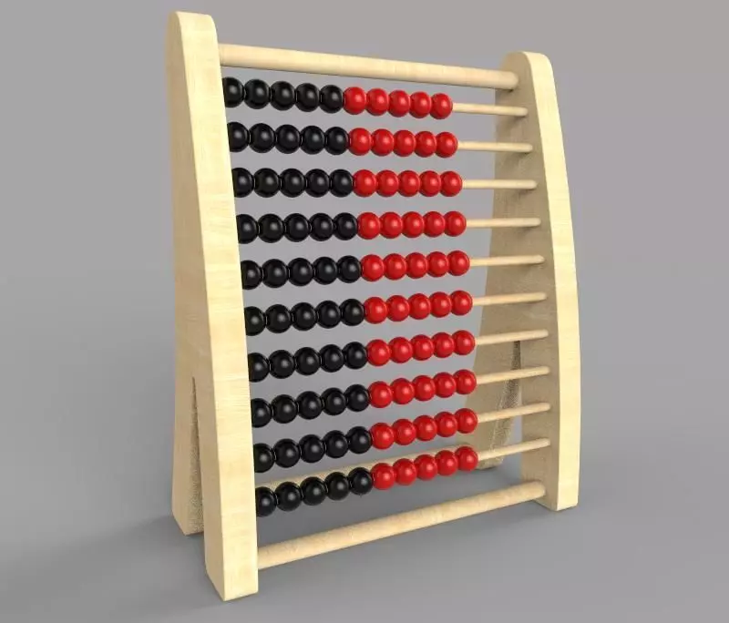 Abacus 3D model
