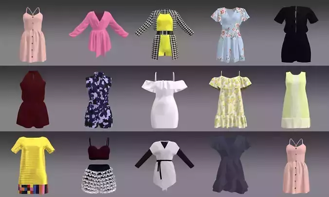 Cute girl clothes collection